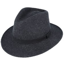 Wool Felt Fedora Hat Crushable