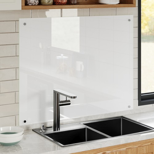 Glass splashback 6mm toughened - splashback,