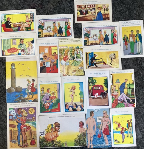 Seaside postcards humorous - seaside,