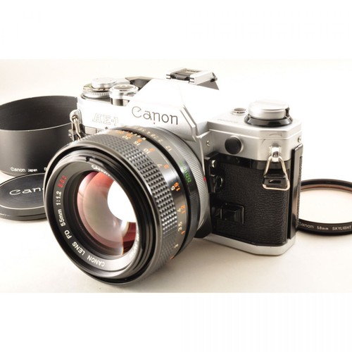 Canon silver 35mm slr - ae-1,