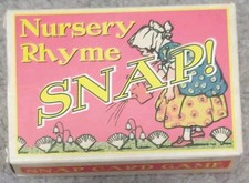 Vintage-Style Nursery Rhymes Snap! Card Game Complete 36 Cards Rex Intl