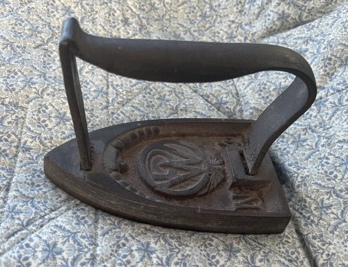 Antique french flat iron - antique, 4