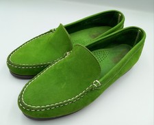 Dexter Green Suede Shoes Loafers  Size UK 7  US 9   Standard Fit   Made USA  VGC