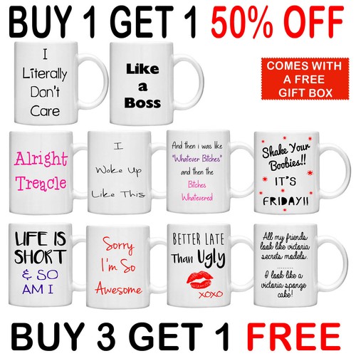 Funny quote mug 11oz gift - funny,