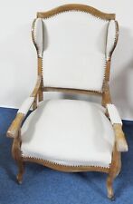 antique wingback armchair