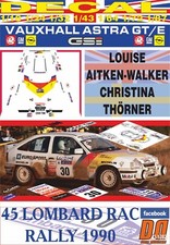 DECAL VAUXHALL ASTRA GTE
