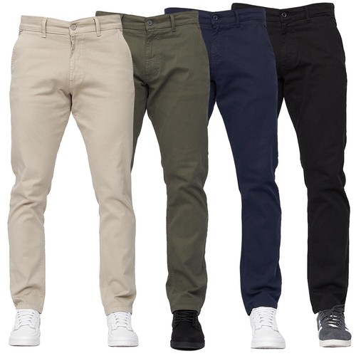 Stretch slim designer chinos - stretch,