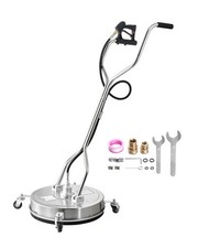 VEVOR 21" Pressure Washer Surface Cleaner 4 Wheels Dual Handle 4500 Max PSI