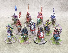 28mm metal SAMURAI CAVALRY x11 Well Painted Dixon Miniatures 33741