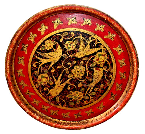 Vintage serving tray - vintage, asian