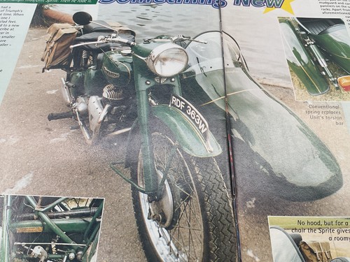 Triumph trw sprite sidecar - trw,