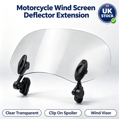 Motorbike windshield deflector - windshield,