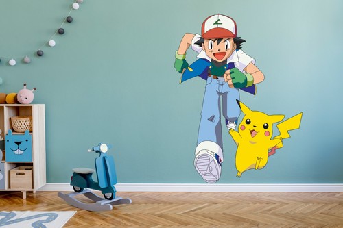Pokémon ash pikachu wall - &,