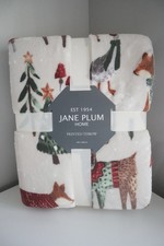 Festive Forest Friends Throw