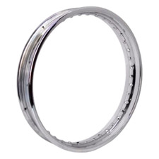 Triumph TR6 T120 Jones Chrome Wheel Rim WM2 19" Full Width Front 37-1230