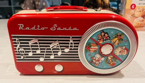 Christmas musical tin working
