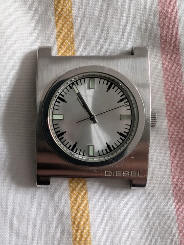 Diesel mens silver stainless - silver,