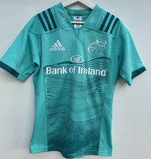 Munster 2018/19 Away Rugby Shirt Adidas Blue Short Sleeve Mens Small S