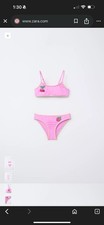 Zara Girls 2 Piece Pink Bikini