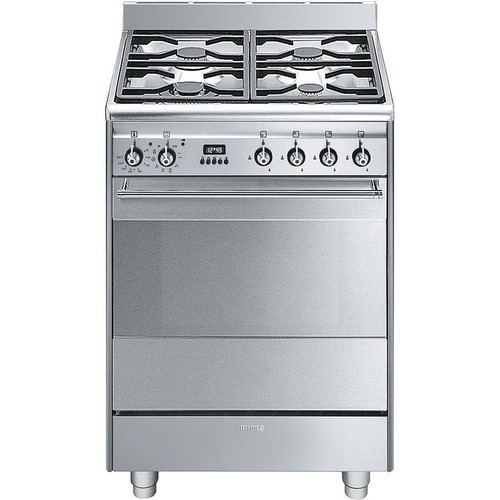 Smeg cooker stainless steel - cooker,