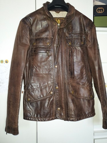 Belstaff leather jacket mens - belstaff, l