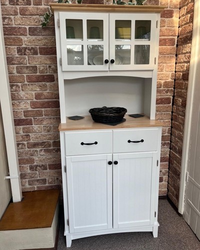 Tall kitchen larder cupboard - kitchen,
