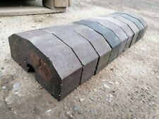 Job Lot Of 20 Blue / Black Wall Copings Walling Building #CP85J