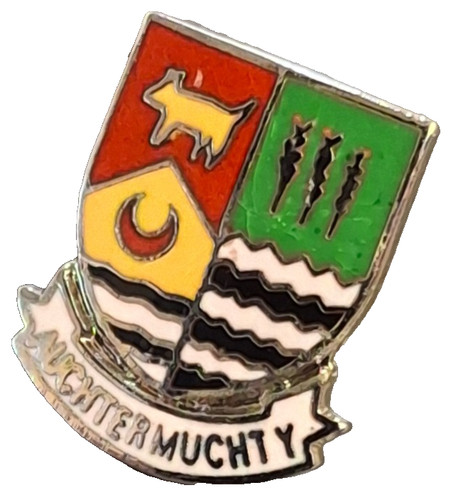 Auchtermuchty town small pin - small,