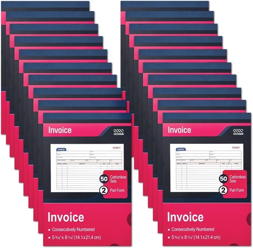 Pack invoice book - 20,