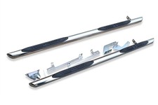 Side Bar + Pad To Fit Ford Transit Tourneo Custom LWB Crew Cab Minibus 2013-2018