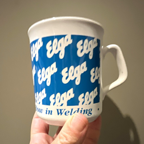 Vintage elga welding mug - vintage,