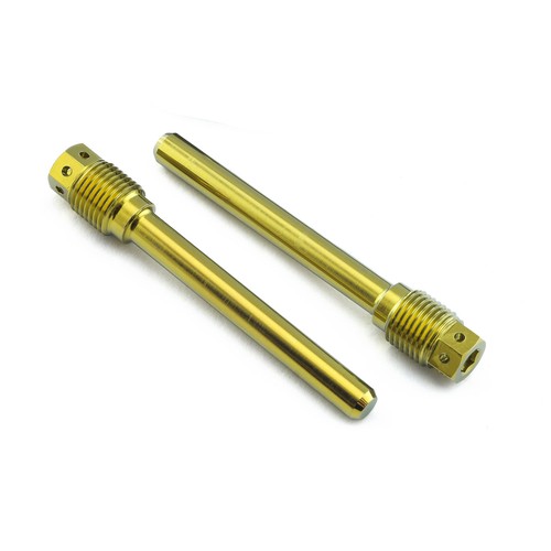 Titanium caliper pad - caliper, pin