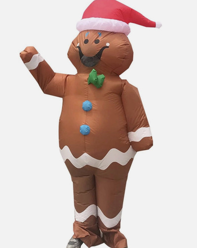 Gingerbread man inflatable - gingerbread,