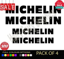 4x MICHELIN Vinyl Stickers