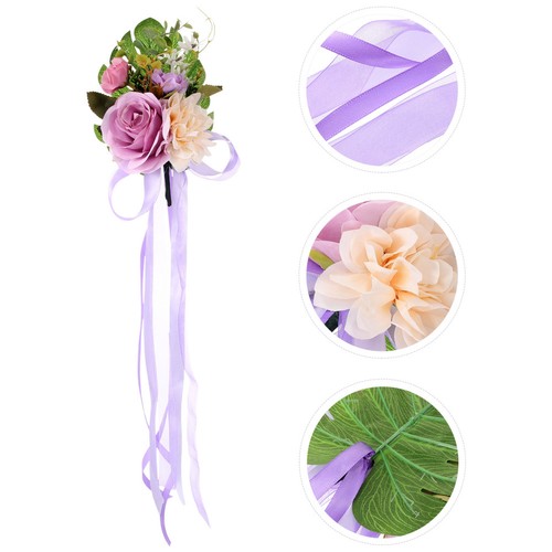 Simulated wedding pew flower - wedding,