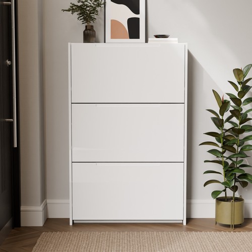 Narrow high gloss tier shoe - high, 3
