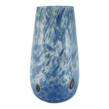 Large Murano Glass Vase Blue