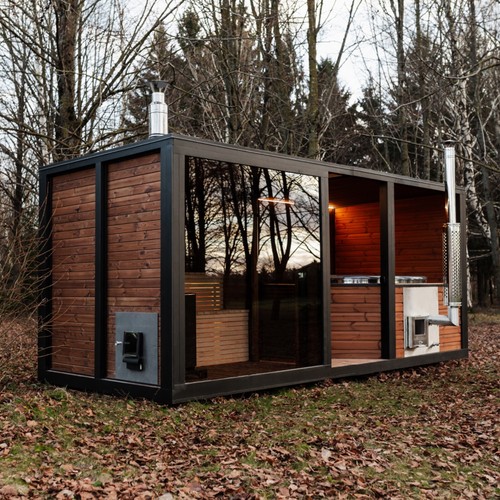 Sauna hot tub combo outdoor - tub,