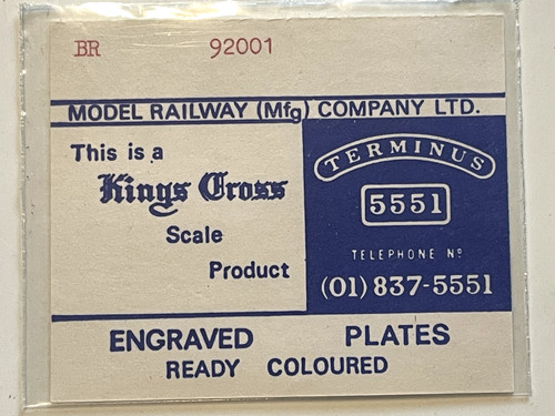 Kings cross gauge loco - -,