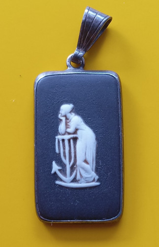 Vintage silver wedgewood black - silver,