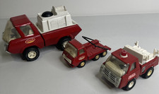 Three Tonka & Buddy L Red