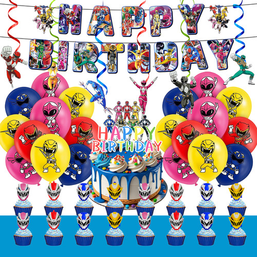 Power rangers boys birthday - power,