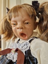 Vintage Expression Yawning