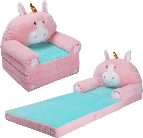 Unicorn foldable kids sofa - foldable,