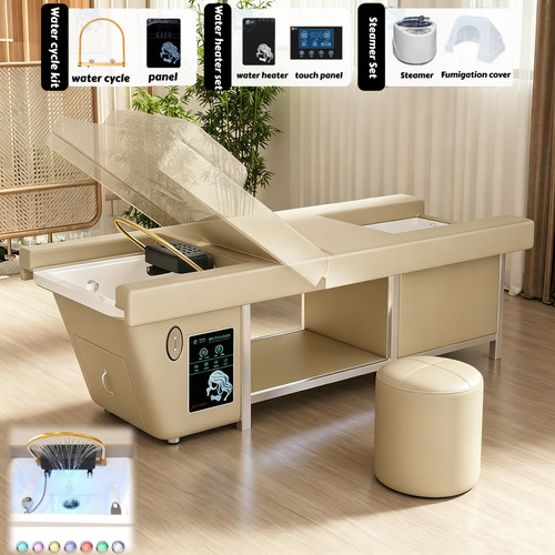 Japanese head spa bed - head, bed,