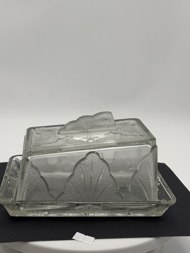 Vintage large patterned clear - patterned,