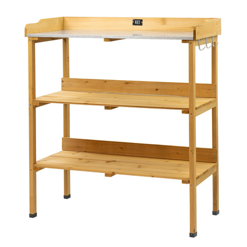 Greenhouse potting table bench - greenhouse,