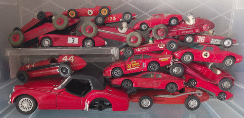 Vintage diecast toy red racing - diecast,
