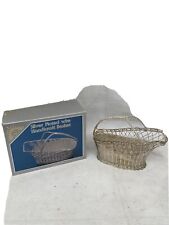 Lovely Silver Plated Wire Handicraft Basket For Display Boxed Good Condition