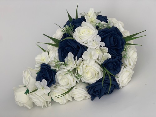 Wedding bouquets navy blue - wedding,